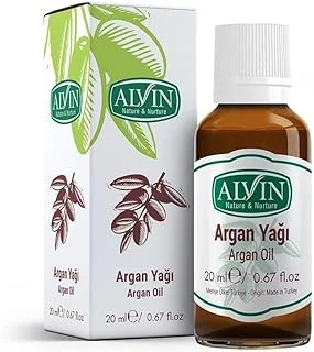 Alvin Argan Yağı, Soğuk Sıkım Doğal, Saç Bakımı, 20 Ml ürün görseli 1
