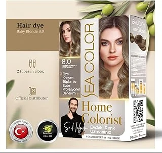 Sea Color Colorist Set Saç Boyası 8.0 Bebek Kumralı Baby Blonde ürün görseli 1