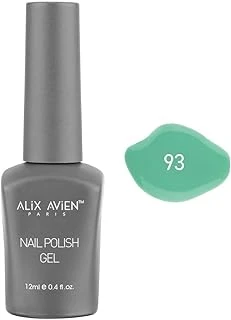Alix Avien Yeşil Kalıcı Oje 93-Yoğun Renk Veren Jel Oje 12 Ml-Nail Uv Gel Polish 93 ürün görseli 1