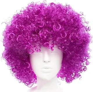 Koyu Mor Renk Afro Bonus Saç Peruk ürün görseli 1