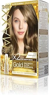 Maxx Deluxe Gold Serisi 24K Altın Parçacıklı Ile 1 Kutu 2 X 50 Ml Geliştiriciler Saç Boyası (Findik Kabuğu 7.3) ürün görseli 1