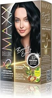 Maxx Deluxe Beauty Expert Set Saç Boyası 1.1 Siyah ürün görseli 1
