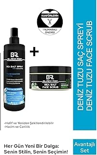 Black Red Saç Deniz Tuzu Spreyi - Sea Salt Face Scrub - 2'Li Set ürün görseli 1