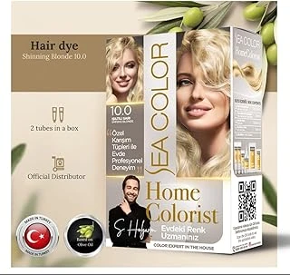 Sea Color Colorist Set Saç Boyası 10.0 Işıltılı Sarı Shınıng Blonde ürün görseli 1