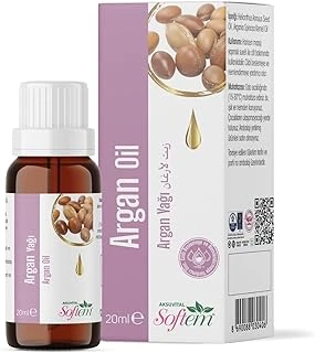 Softem Argan Yağı 20 Ml | Doğal Saç Cilt Bakım Yağı | E Vitamini İçerikli Nem Desteği | Saç Kırıklarına Karşı | Parlaklık Veren Argan Yağı | Yüz Vücut İçin Uygun, Harici Kullanım ürün görseli 1