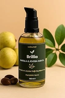 Brillia Işıltı Yumuşaklık 100 Ml - Marula & Jojoba Saç Bakım Yağı ürün görseli 1