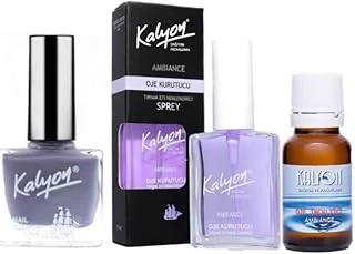 Kalyon Oje 309 + Oje Kurutucu Sprey 17 Ml + Oje Çözücü ürün görseli 1