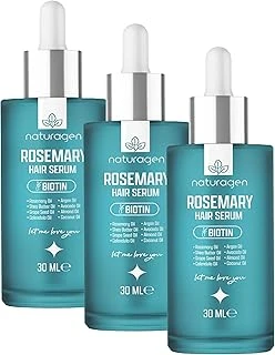 Naturagen Rosemary Hair Biberiye Saç Serumu 30 Ml | Yıpranmış Saçlar | Biotin + 7 Farklı Kompleksi (3 Paketi) ürün görseli 1
