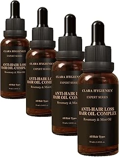 Anti-Hair Loss Hair Oil Complex 50 Ml - Rosemary & Mint Oil Saç Bakım Yağı (4 Paketi) ürün görseli 1
