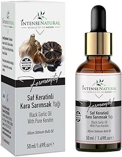 Aşırı Yıpranmış Dökülen Saçlara Özel Saf Keratinli Kara Sarımsak Yağı 50 Ml Yoğun Saç Bakımı ürün görseli 1