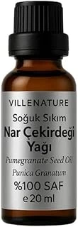 Villenature Soğuk Sıkım Nar Çekirdeği Yağı, Cilt Saç Bakım Yağı,%100 Saf Doğal, Punica Granatum, Nemlendirici Besleyici, 20 Ml ürün görseli 1