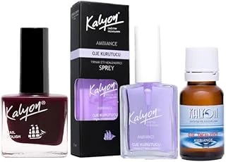Kalyon Oje 210 + Oje Kurutucu Sprey 17 Ml + Oje Çözücü ürün görseli 1