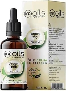 Kaoils Argan Yağı 30 Ml | 100% Pure Argania Spinosa Kernel Oil | Soğuk Sıkım Doğal Taşıyıcı | Saç Cilt Bakımı İçin Onarıcı Besleyici ürün görseli 1