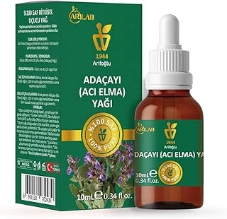 Arifoğlu Acı Elma Yağı 10Ml%100 Saf Arlab Bitter Oil Pure Salvia Officinalis Oil ürün görseli 1