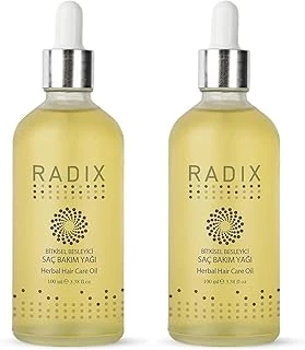 Radix Bitkisel Besleyici Saç Bakım Yağı 100 Ml (2 Paketi) ürün görseli 1
