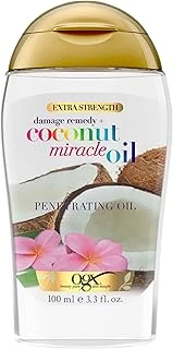 Ogx Ekstra Mukavemet Hasar Çözümi+ Hindistan Cevizi Miracle Yağı Penetran Saç Yağı Tedavisi, Ekstra Nemlendirici, Kaba, Kuru Saçlar Için Ekstra Nemlendirici Yağ, Paraben İçermez, Sülfatlı Yüzey Fakta ürün görseli 1