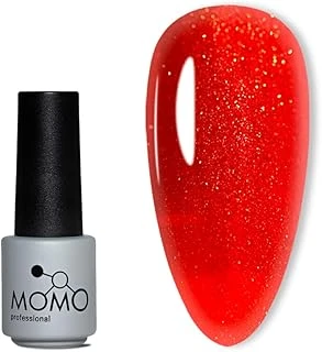 Momo Professional Kalıcı Oje S033 Altın Simli Alev Kırmızı 4 Ml ürün görseli 1