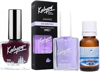 Kalyon Oje 307 + Oje Kurutucu Sprey 17 Ml + Oje Çözücü ürün görseli 1