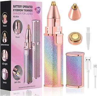 Bayanlar Için Özel Tasarım Şık Simli Kaş Düzeltici Tüy Temizleyici Usb Şarjlı Işıklı Açma Kapama Düğmeli Mükemmel Bir Ürün ürün görseli 1