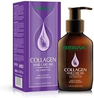 Bebak Collagen Kirik Uç Onarici Saç Bakim Yaği 100 Ml ürün görseli 1