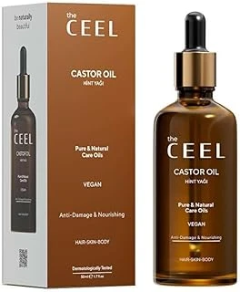 The Ceel Saf Hint Yağı 50 Ml - Soğuk Sıkım Castor Oil, Saç, Kaş, Kirpik Cilt Bakımı İçin Nemlendirici Besleyici Doğal Bakım Yağı, Vegan Katkısız ürün görseli 1