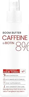 Boom Butter Caffeine Biotine Yavaş Uzayan Kepeklenen Saçlar Için Tonik 150 Ml ürün görseli 1