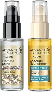 Avon Argan Yağı İçeren Besleyici Saç Serumu Parlaklık Veren Saç Serumu Paketi ürün görseli 1