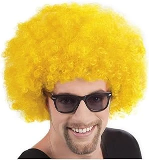 Sarı Renk Kıvırcık Afro Bonus Peruk ürün görseli 1