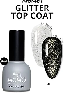 Momo Professional Kalıcı Oje İçin Glitter Top Coat 01 9 Ml ürün görseli 1