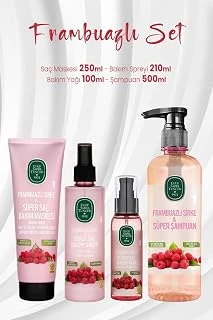 Frambuazlı Saç Bakım Spreyi 210 Ml, Saç Maskesi 250 Ml, Saç Yağı 100 Ml Şampuan ürün görseli 1