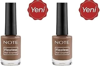 Note Nail Flawless Oje 57 Cappuccino, Kahverengi 2Li Paket ürün görseli 1