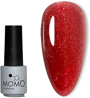 Momo Professional Kalıcı Oje S027 Yoğun Işıltılı Bordo Kırmızı 4 Ml ürün görseli 1