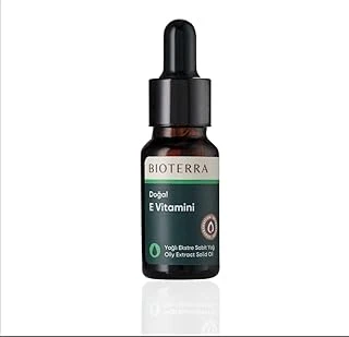 Bioterra E Vitamini Bakım Yağı – Cilt Saç İçin Yoğun Nemlendirici, Anti Aging Etkili, Saç Uzamasını Destekleyen Doğal Bakım Yağı – 100% Saf İçerik ürün görseli 1