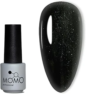 Momo Professional Kalıcı Oje S016 Hafif Simli Siyah 4 Ml ürün görseli 1