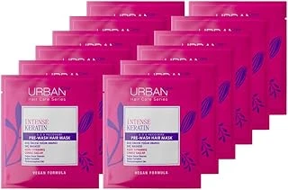 Care Intense Keratin Aşırı Yıpranmış Cansız Saçlara Duş Öncesi Saç Bakım Maskesi 12'Li Set ürün görseli 1