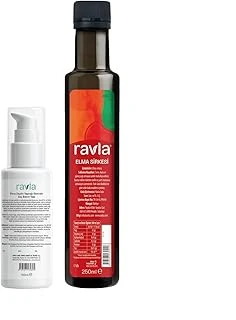 2'Li Ürün - Ravla Elora Zeytin Yaprağı Ekstratlı Saç Bakım Yağı 100Ml / Ravla Elma Sirkesi 250Ml ürün görseli 1