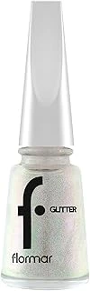 Glitter Yarı Transparan & Parlak Bitişli Simli Oje ürün görseli 1