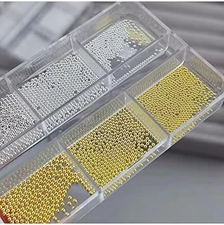Fontenay Havyar Tırnak Taş Süsleme Nail Boncukları Gold Silver Renkli ürün görseli 1