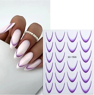 Fontenay 5D Tırnak Stickerları - 5D Nail Stickers Sd-1926 Renkli ürün görseli 1