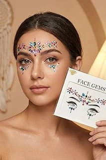 Çok Renkli Yüz Taşı Face Gems Parti Festival Makyaj Aksesuarı ürün görseli 1