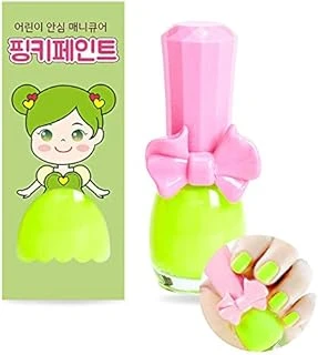 I'M Pinky Kids Nail Paint Neon Green Çocuklar İçin Soyulabilir Oje ürün görseli 1