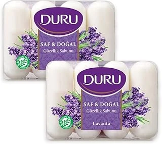 Duru Saf & Doğal Lavanta Güzellik Sabunu, 8 Adet, 4X280Gr ürün görseli 1