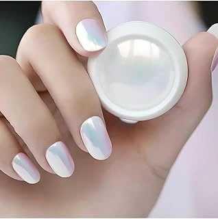 Tekli Inci Tozu Protez Tırnak Nail Beyaz Ayna Inci Toz ürün görseli 1