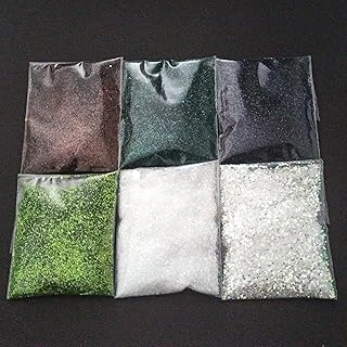 Toz Si̇m Gli̇tter Makyaj Süsleme Nai̇l 15 Gram X 6 Renk 90 Gr ürün görseli 1