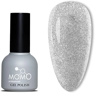 Momo Professional Disko Kalıcı Oje D001 Gümüş 10Ml, Reflective Flash Gel Polish ürün görseli 1