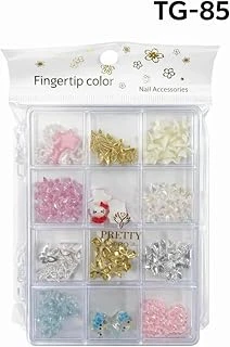 Fontenay Charm 3D Tırnak Süsleme Protez Tırnak Nail Süsleme Karışık Desenli Tg-85, Çok Renkli ürün görseli 1