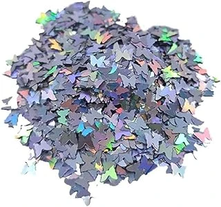 Epoksi Süsleme Glitter Pul Pul Gümüş 5 Gr ürün görseli 1
