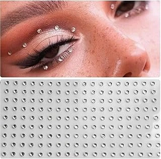 Yuvarlak Model 56 Adet Işıltılı Yüz Vücut Taşı Sticker Taş ürün görseli 1