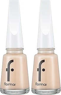 Klasik Parlak Bitişli Yüksek Pigmentli Oje Nail Enamel 246 Cream Silk New (2 Paketi) ürün görseli 1