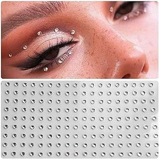 Yuvarlak Model Işıltılı Yüz Vücut Taşı Sticker Taş ürün görseli 1
